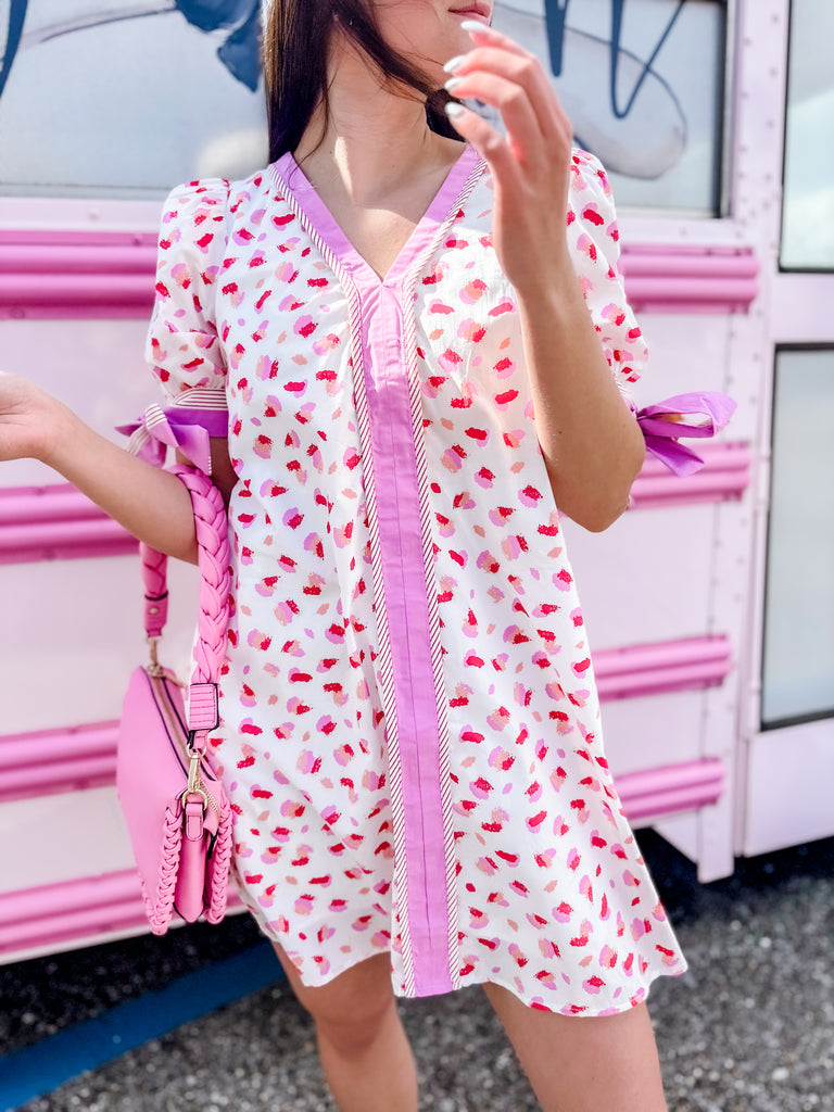Pretty In Pink Bow Tie Dress