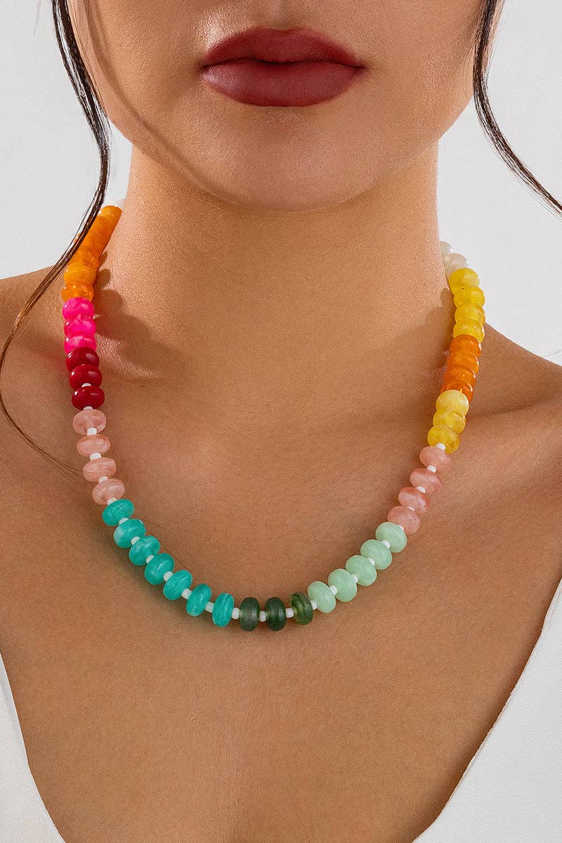 Vibrant Beaded Necklace