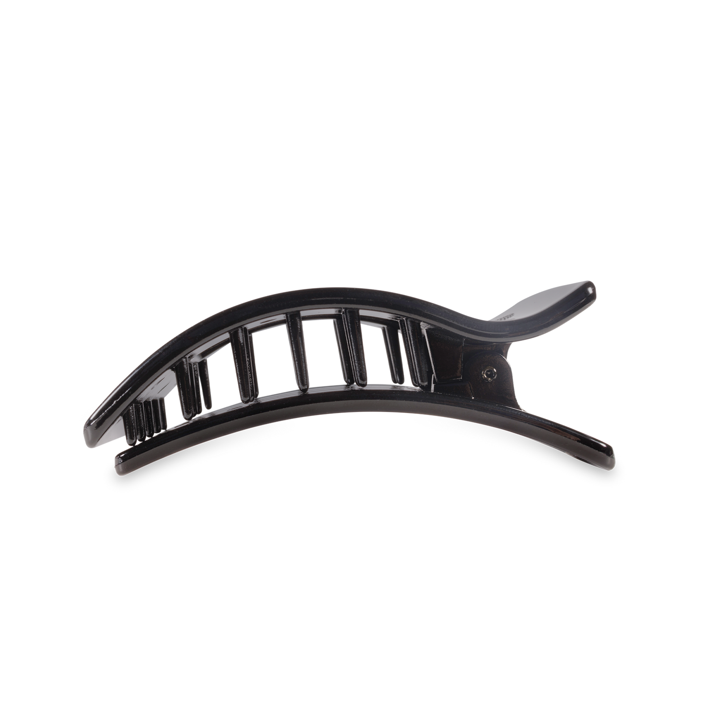 Teleties Flat Rectangle Hair Clip | Medium | Jet Black