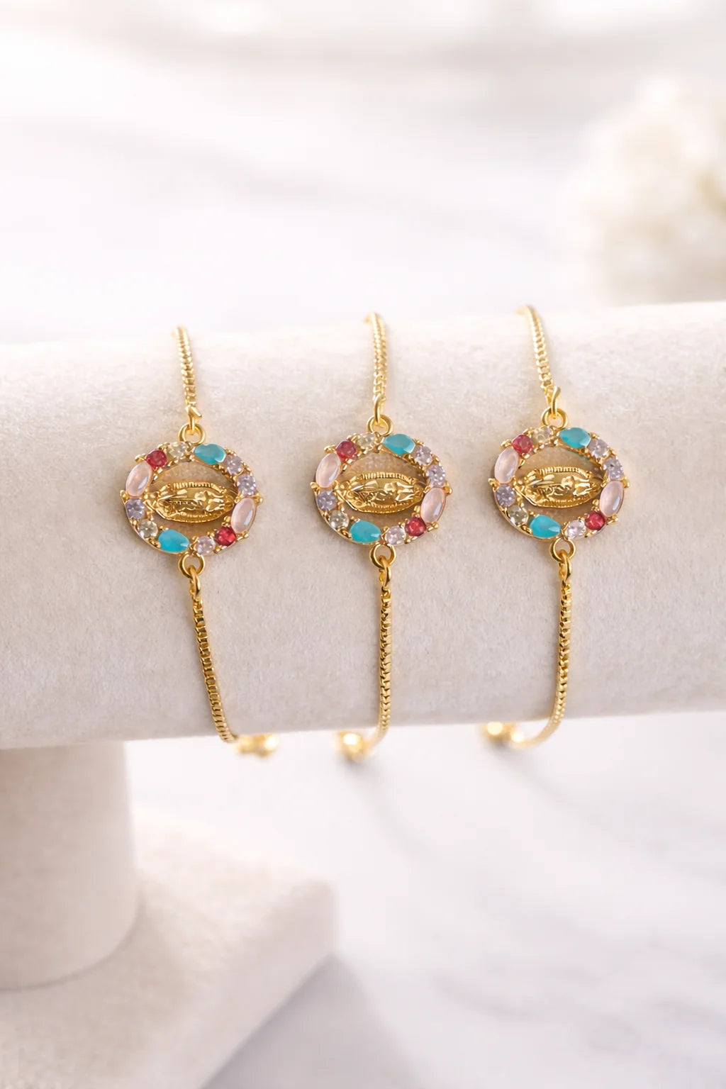 Brave Bella Bead Co. Bracelet - 18k Gold Filled - Adjustable