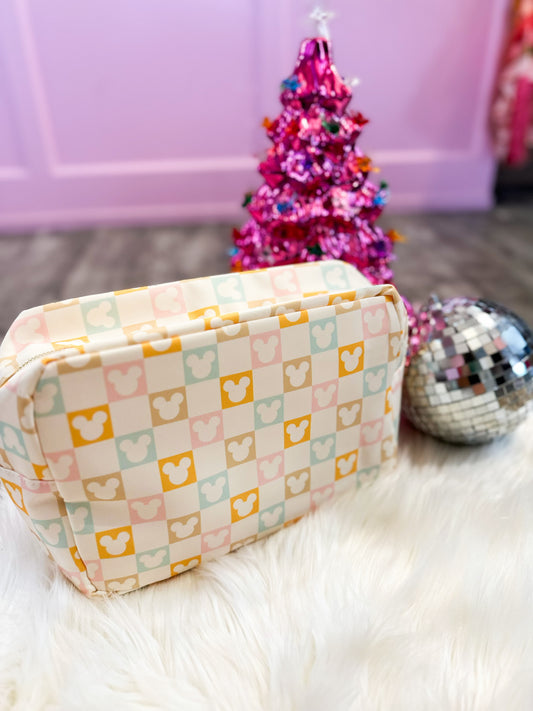 Colorful Mouse X-Large Cosmetic Bag