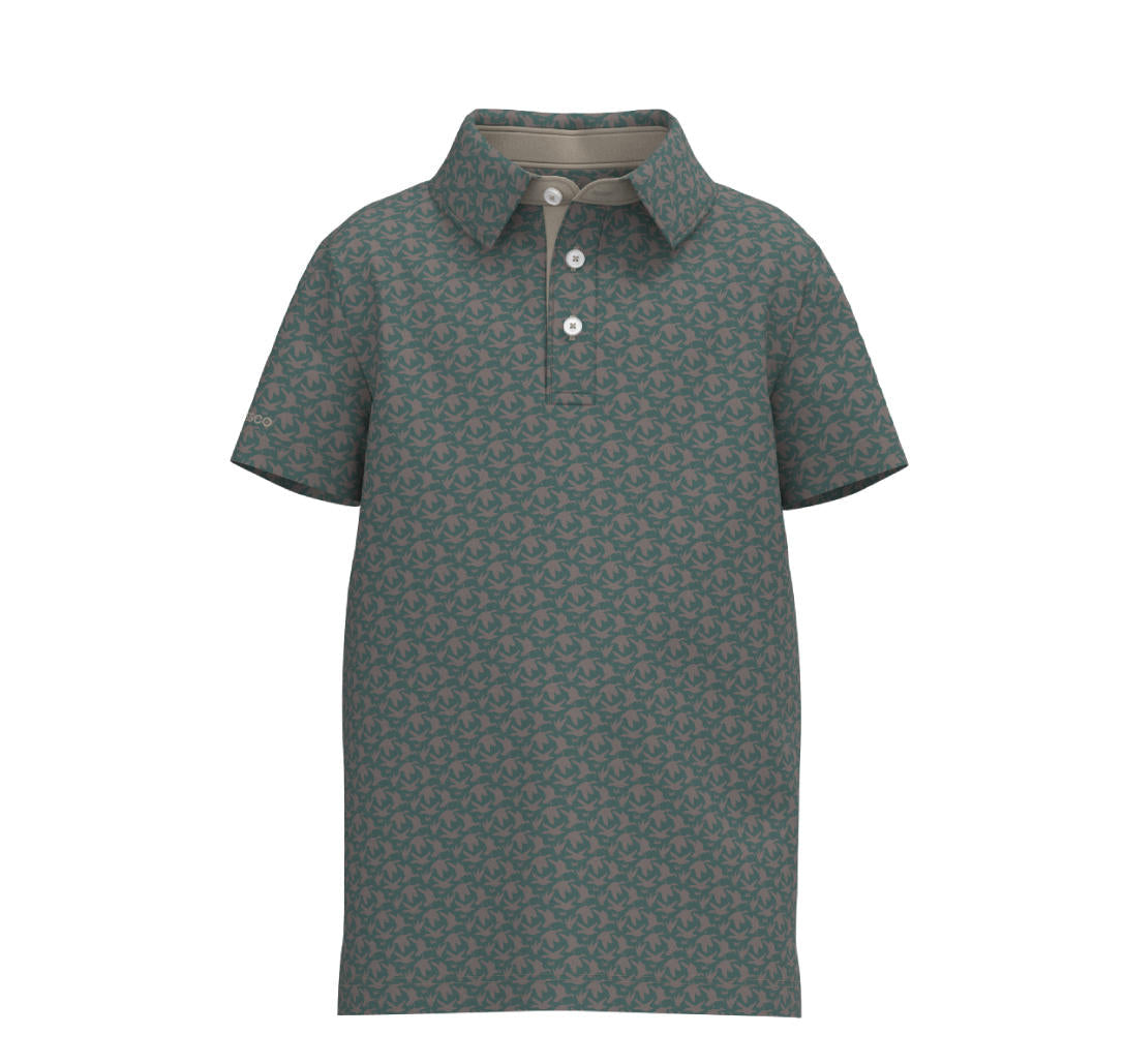 SSCO Youth Party Fowl Printed Polo