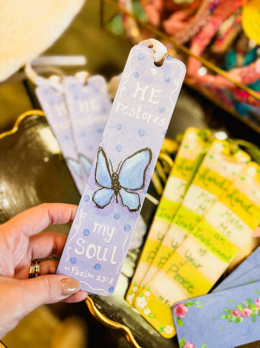"He Restores" Bookmark