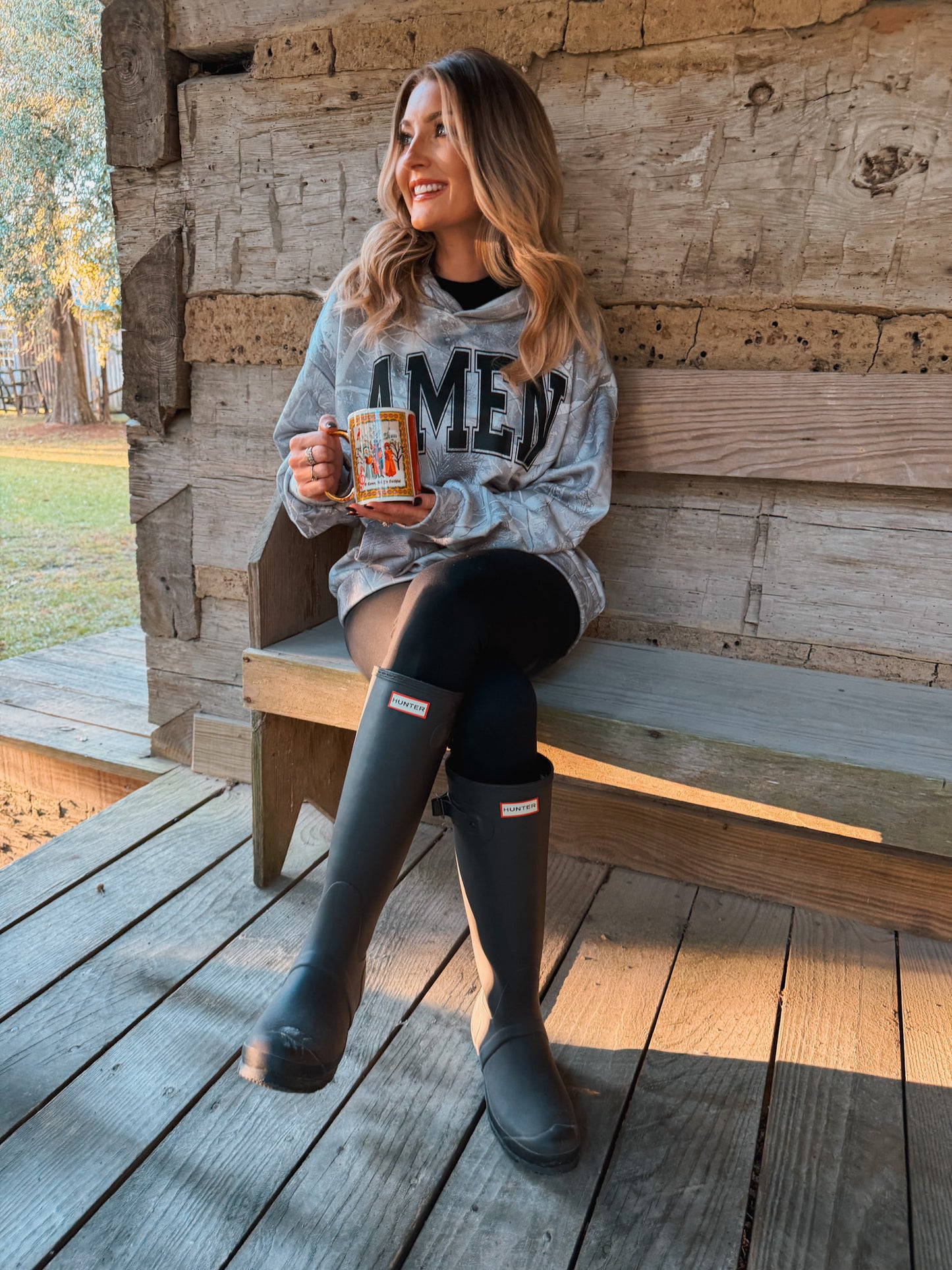 AMEN Camo Hoodie - Grey