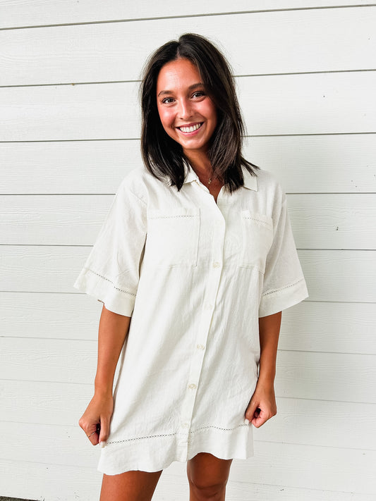 Z Supply Condesa Mini Dress - White