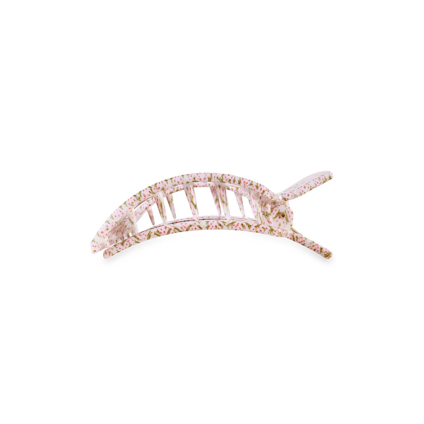 Pine & Pearl | Small | Flat Square Hair Clip