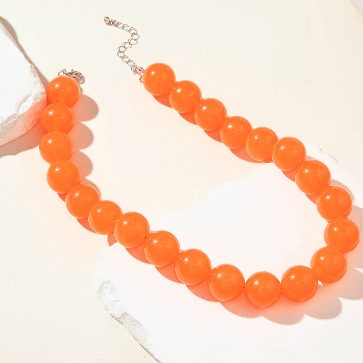 Dopamine Colorful Acrylic Beaded Necklace