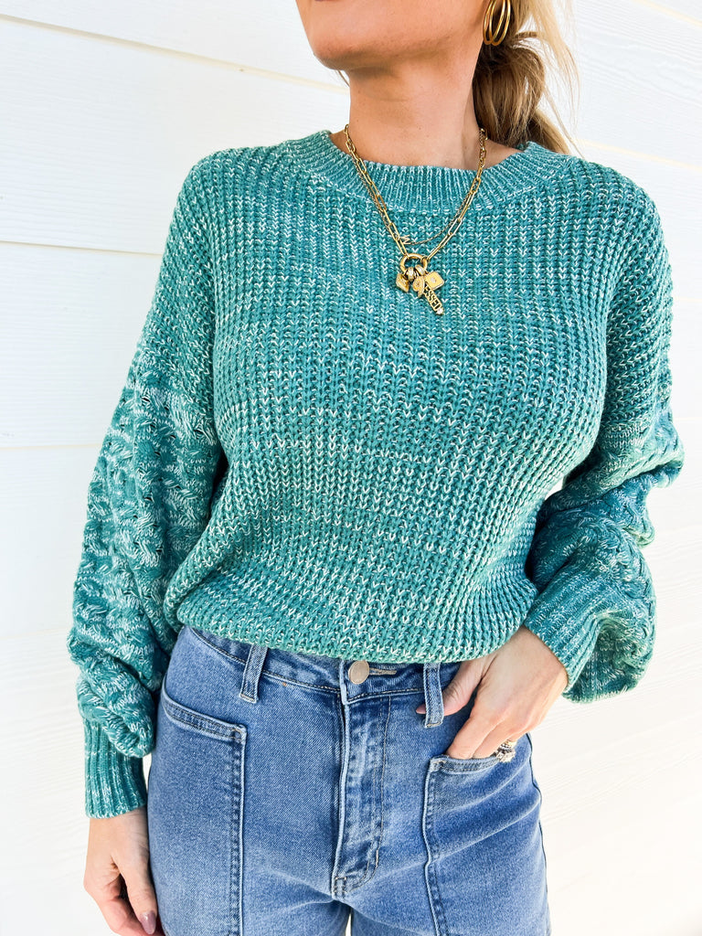 Get It Right Cable Knit Sweater