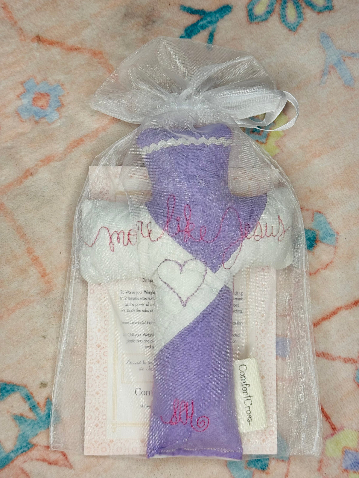 Comfort Crosses - Less Like Me (Purple/Pink) - Lavender Scent