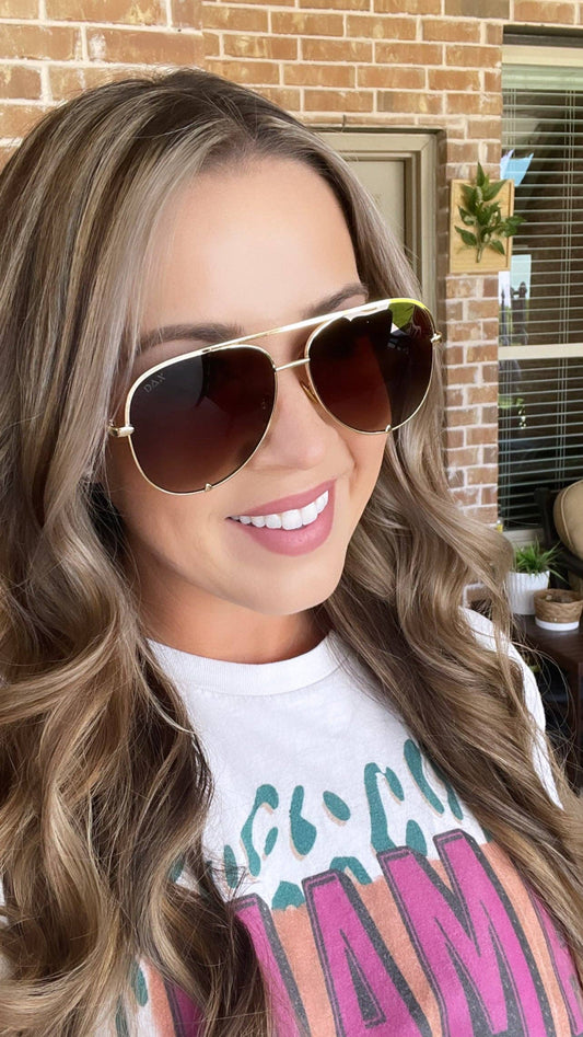 DAX Eyewear - Classic Aviators - Brown Ombre