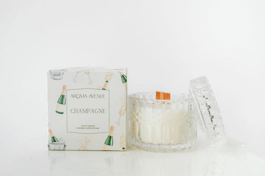 Aroma Avenue 7oz. Candle - Champagne