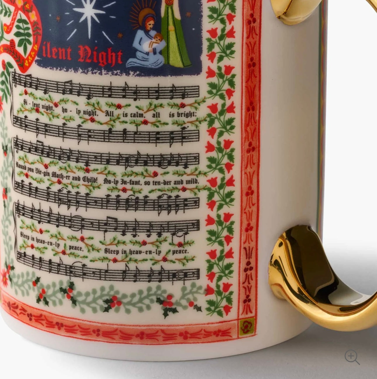 Rifle Paper Co. Christmas Carols Porcelain Mug