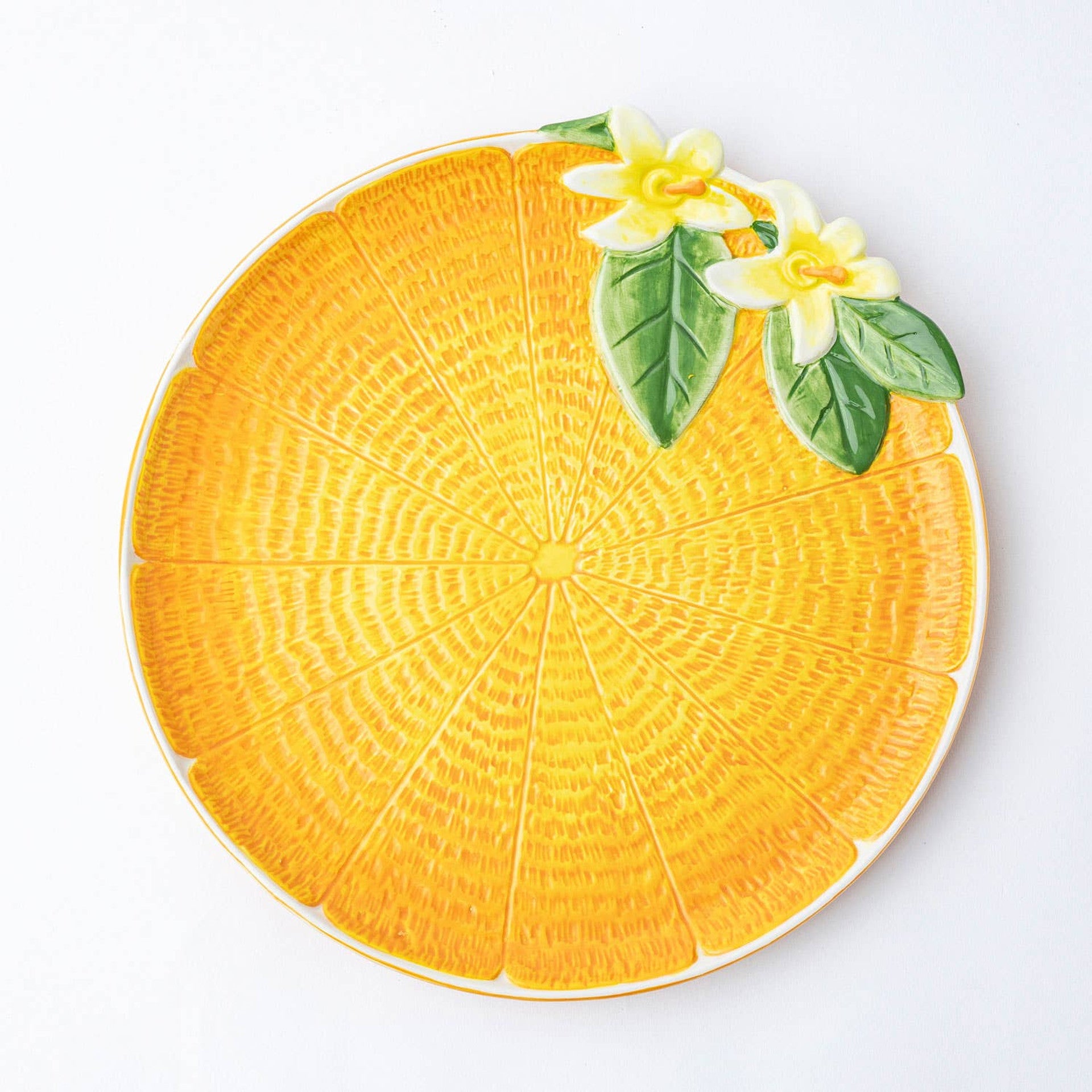 8 Oak Lane Serving Platter - Orange