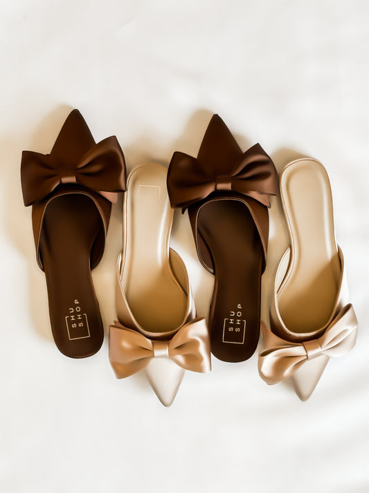 Dorothy Bow Mule - Brown