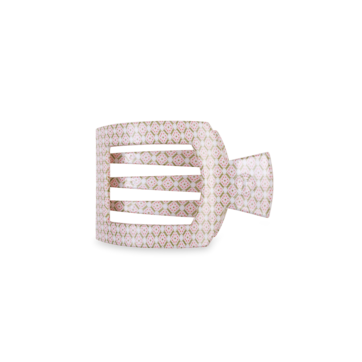 Pine & Pearl | Small | Flat Square Hair Clip