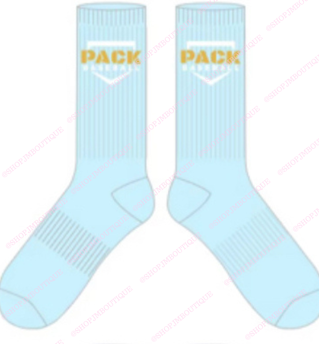 COMING SOON - PRE ORDER Design 29 - Kid's Socks - Baby Blue