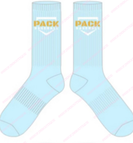 COMING SOON - PRE ORDER Design 29 - Kid's Socks - Baby Blue