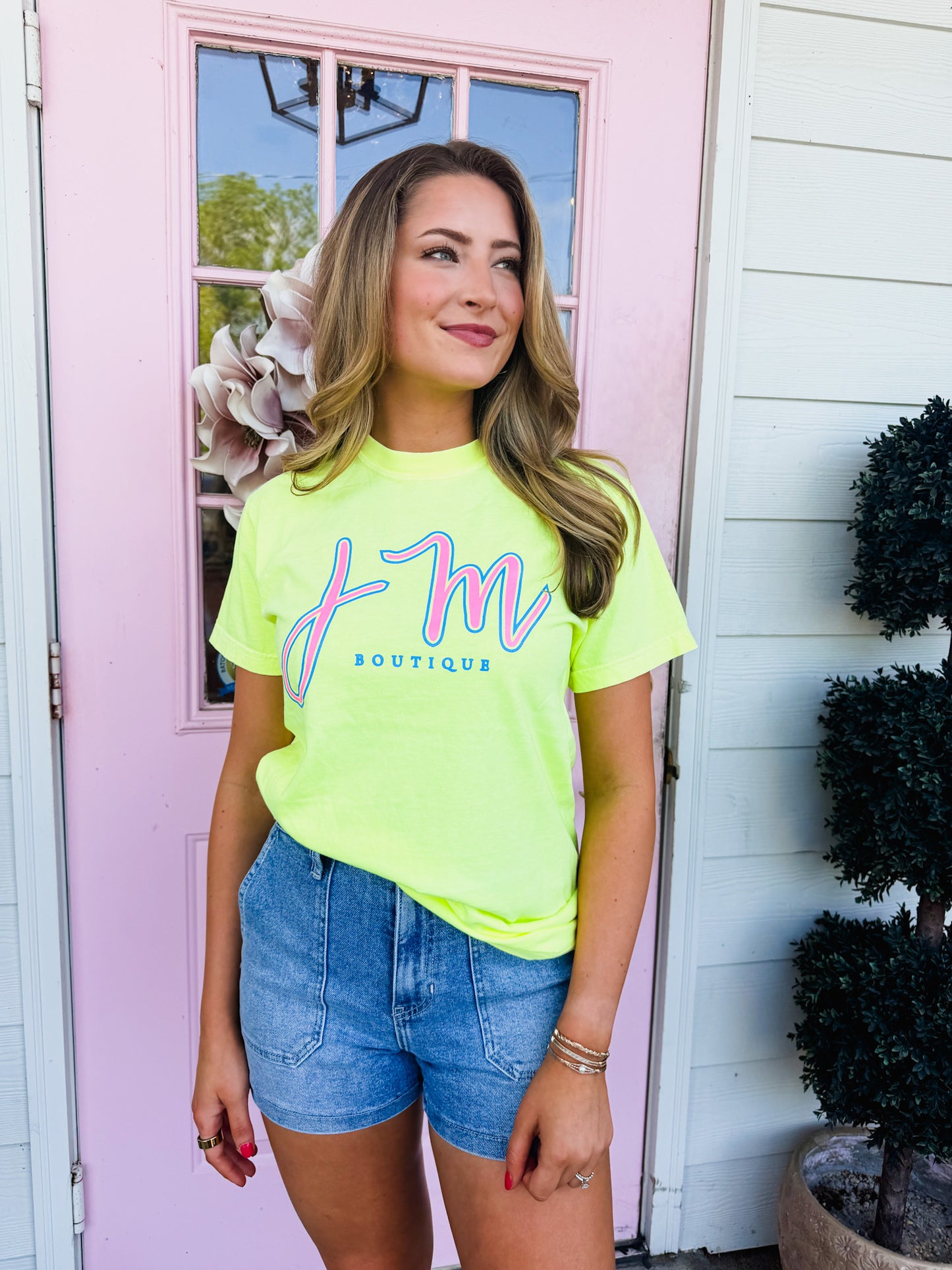 *NEW* JM Original Tee - Neon Lemon