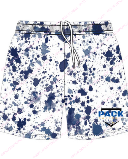 COMING SOON - Design 27 - Splatter Shorts - White