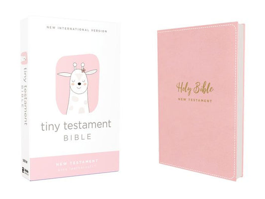 NIV Tiny Testament Bible New Testament Leathersoft Comfort Print - Pink