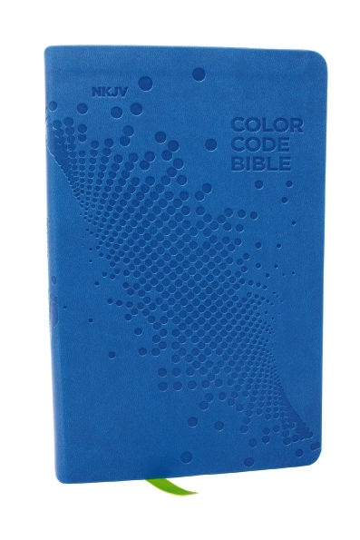 NKJV Color Code Bible for Kids Leathersoft Comfort Print - Blue