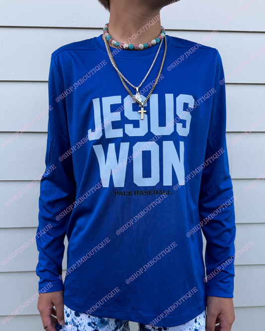 PRE ORDER Design 52 - Youth L/S Tee - True Royal