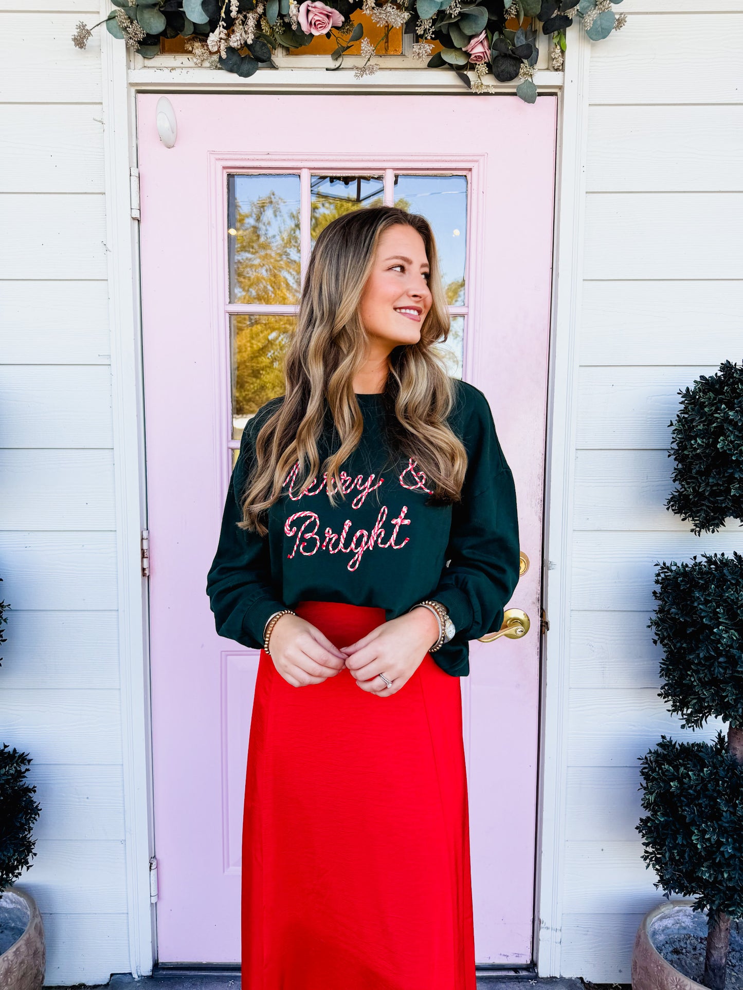 Z Supply Bright Sunday Sweatshirt - Garland Green