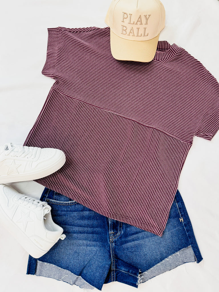 Tell Me Everything Corded Top