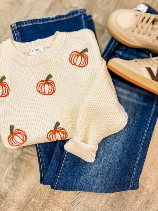 Pumpkin Patch Knit Sweater