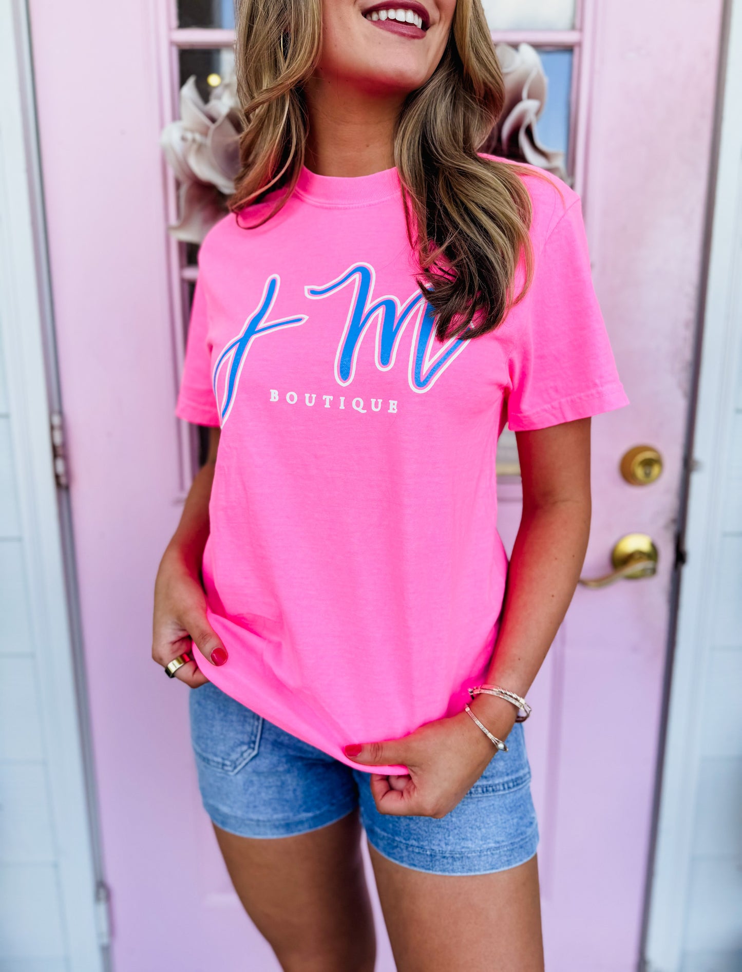 *NEW* JM Original Tee - Neon Pink
