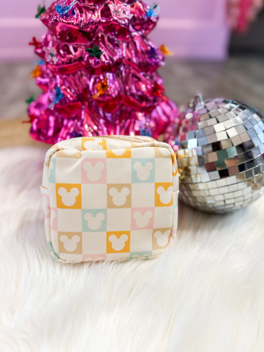 Colorful Mouse Small Cosmetic Bag