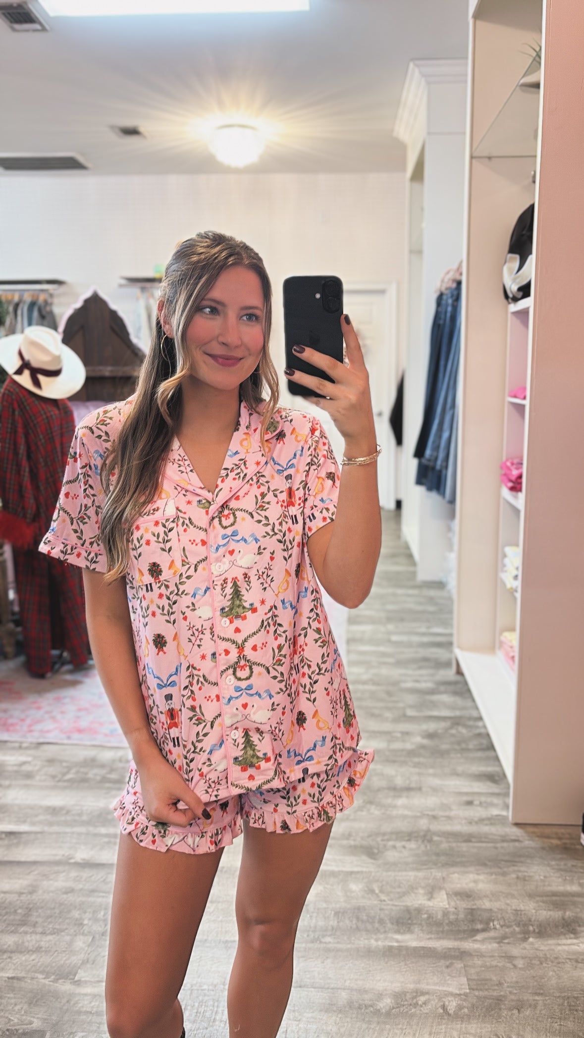 DAY 6 - 12 Days Of Christmas Pajamas - Pink