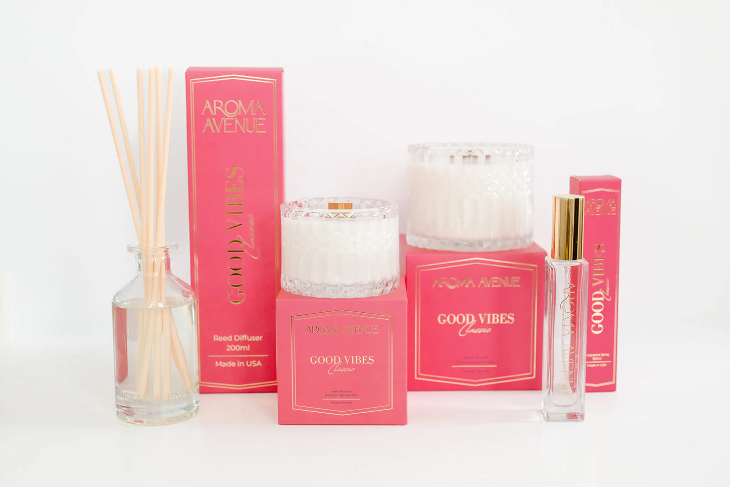Aroma Avenue 13oz. Candle - Good Vibes