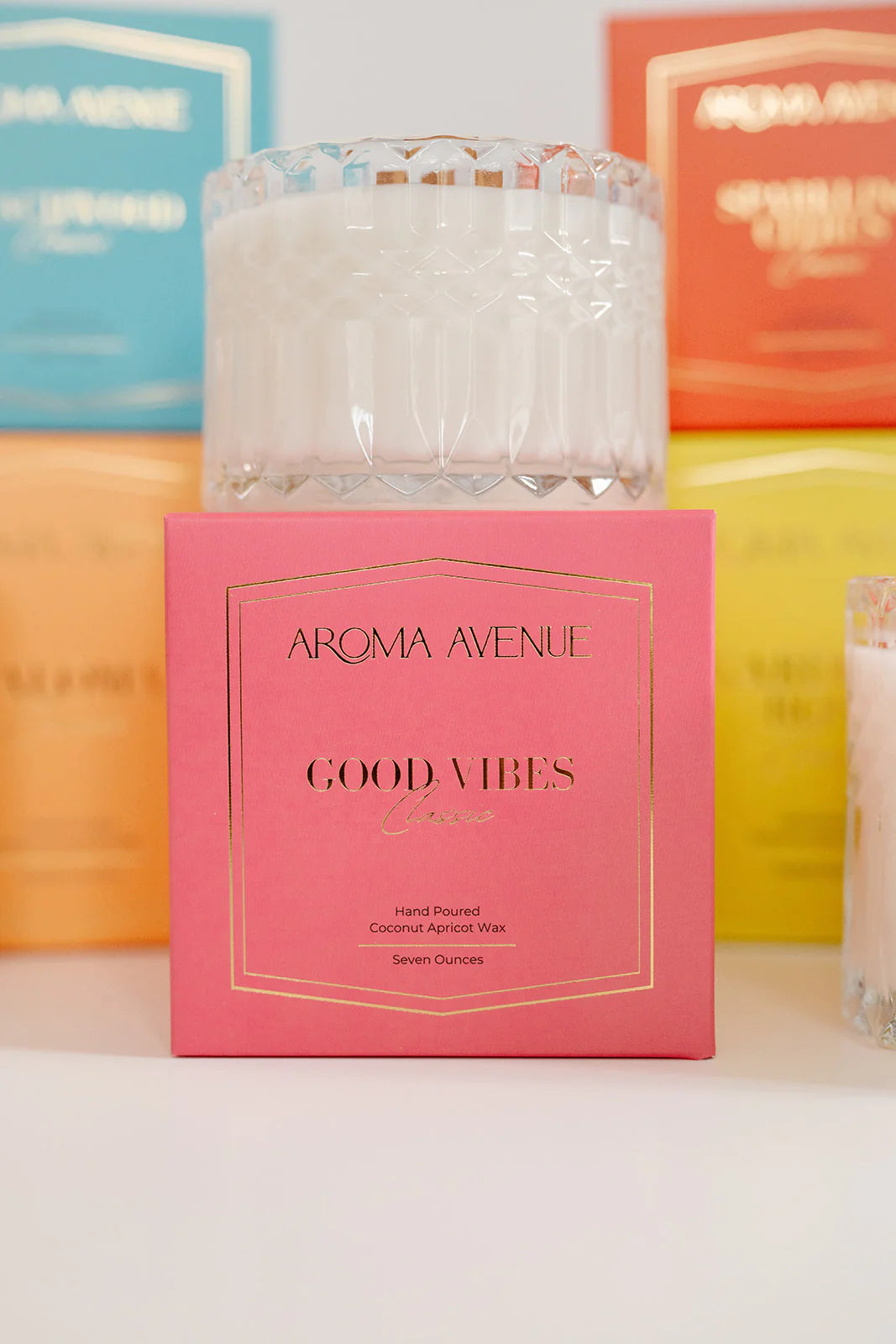Aroma Avenue 13oz. Candle - Good Vibes