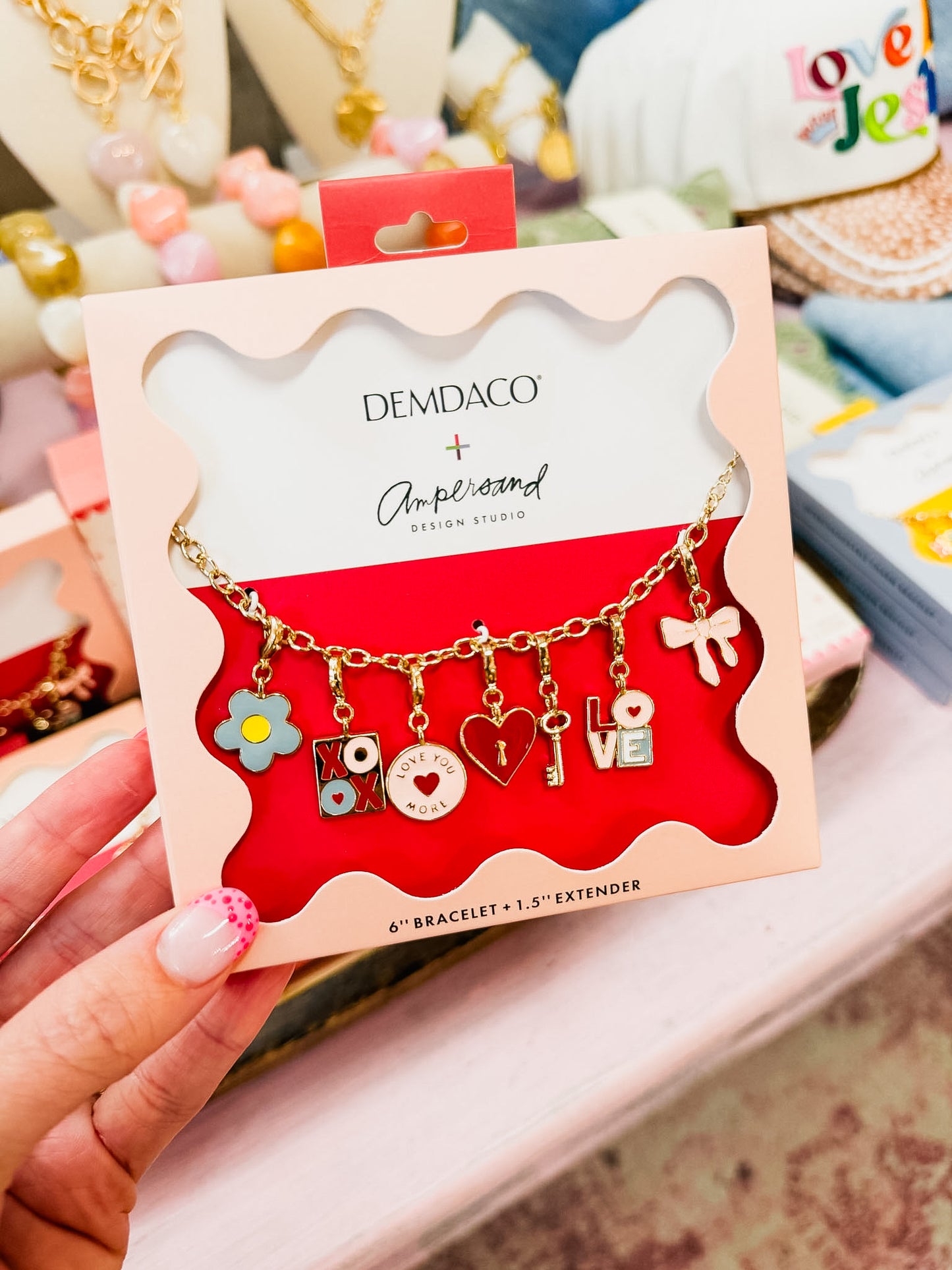 Love You More Charm Bracelet Set