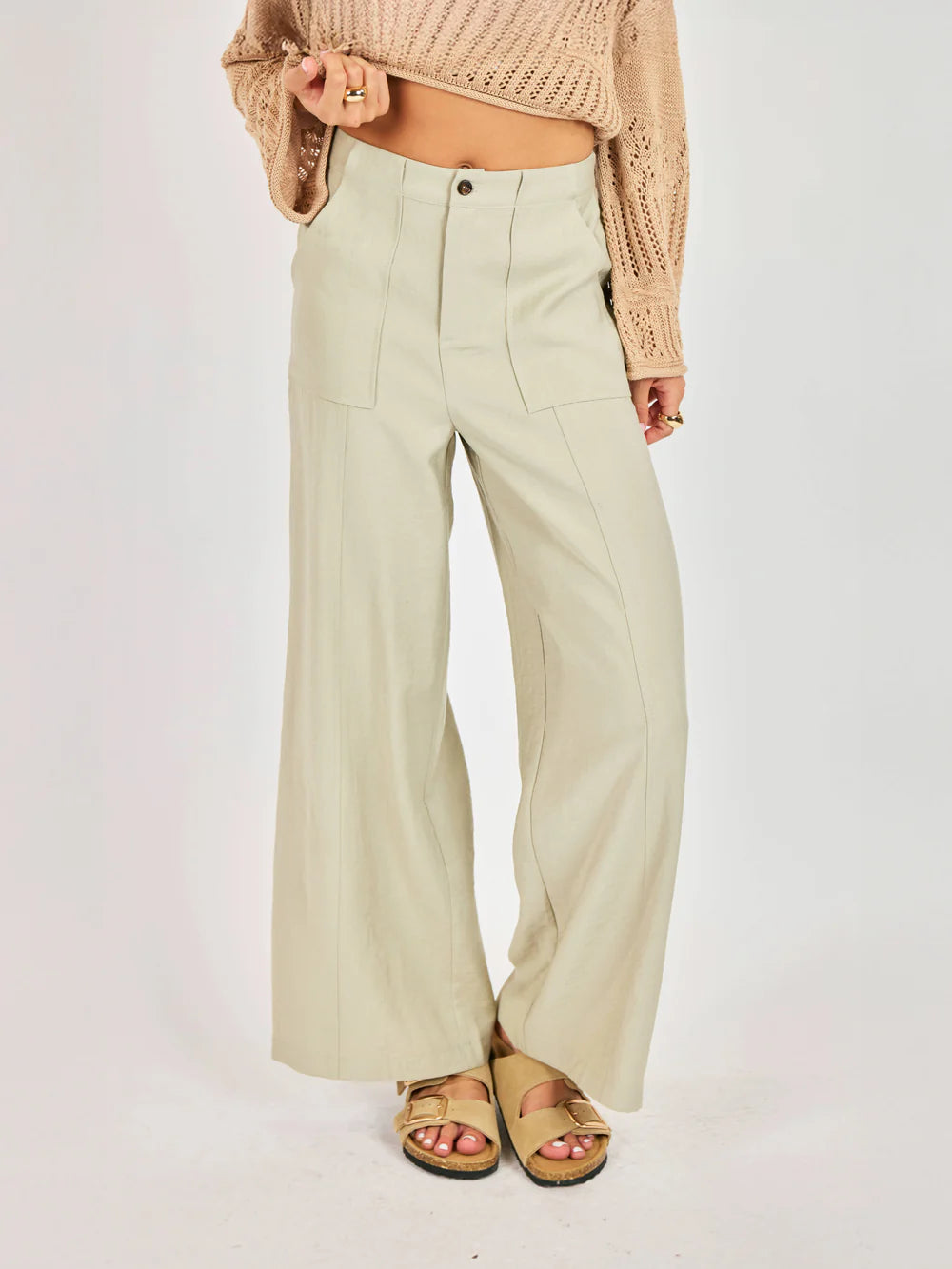 Agave Kiss Pants - Sage