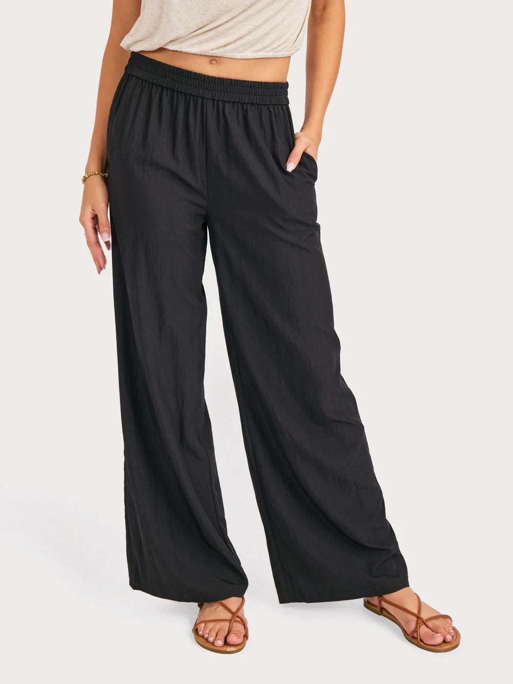 Night Bloom Pants - Black