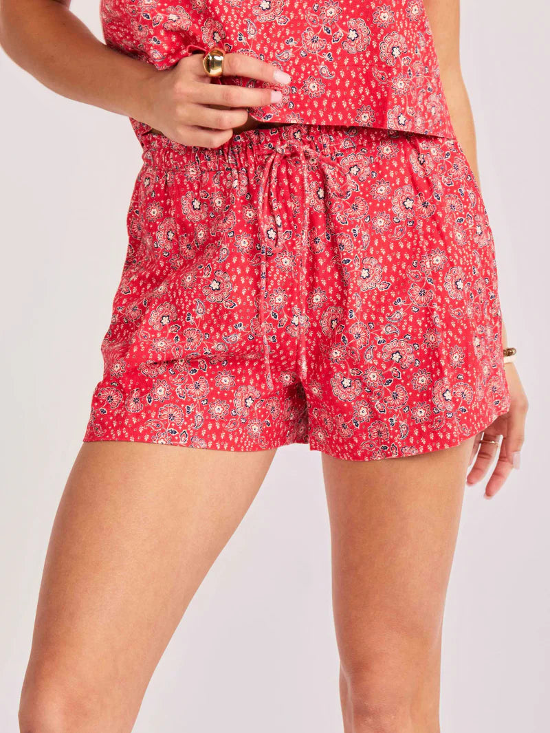 Firecracker Shorts - Red Multi