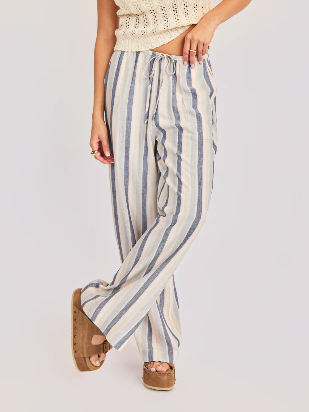 Sweetgrass Stripe Pants - Blue Multi