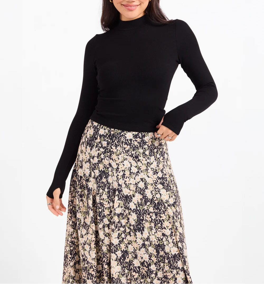 Ronan Knit Top - Black