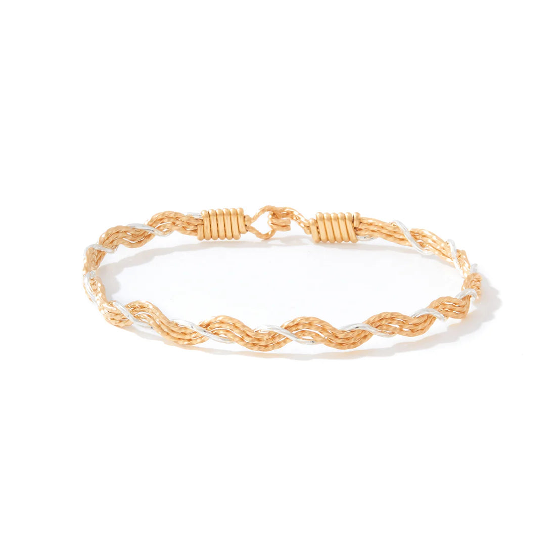 A Mother's Love Bracelet - 14K Gold Artist Wire and Sterling Silver