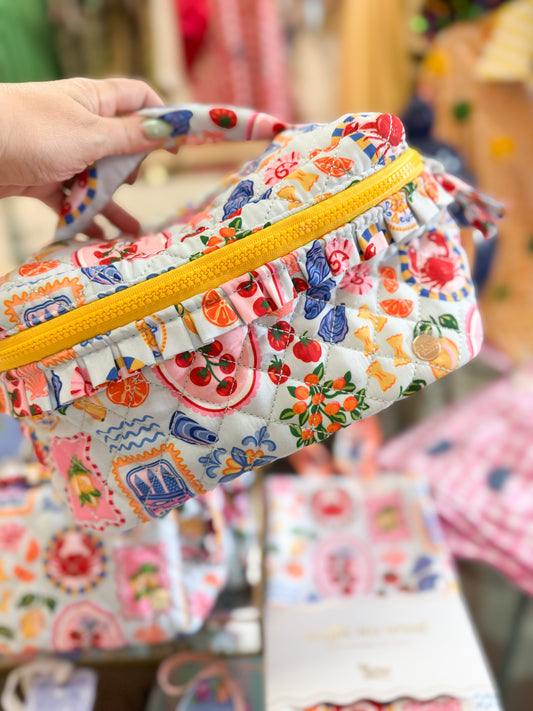 Glam & Go Quilted Cosmetic Bag - Ciao Bella