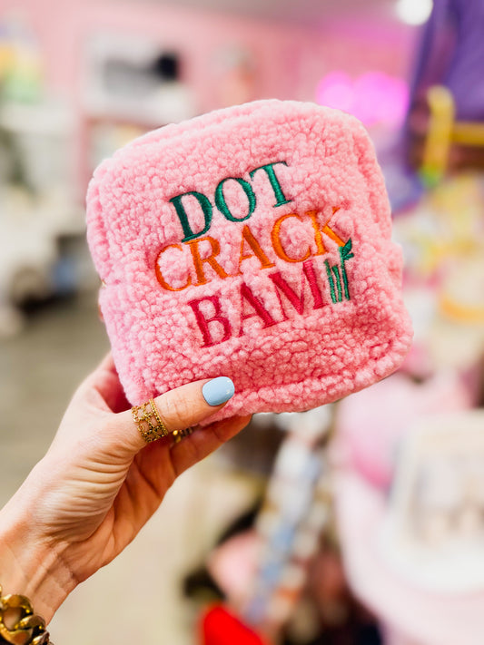 Teddy Pouch Square - Dot Crack Bam