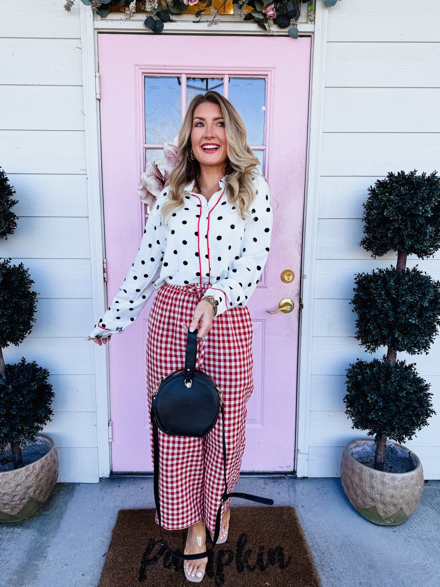 Apple Butter Pants - Red Ivory