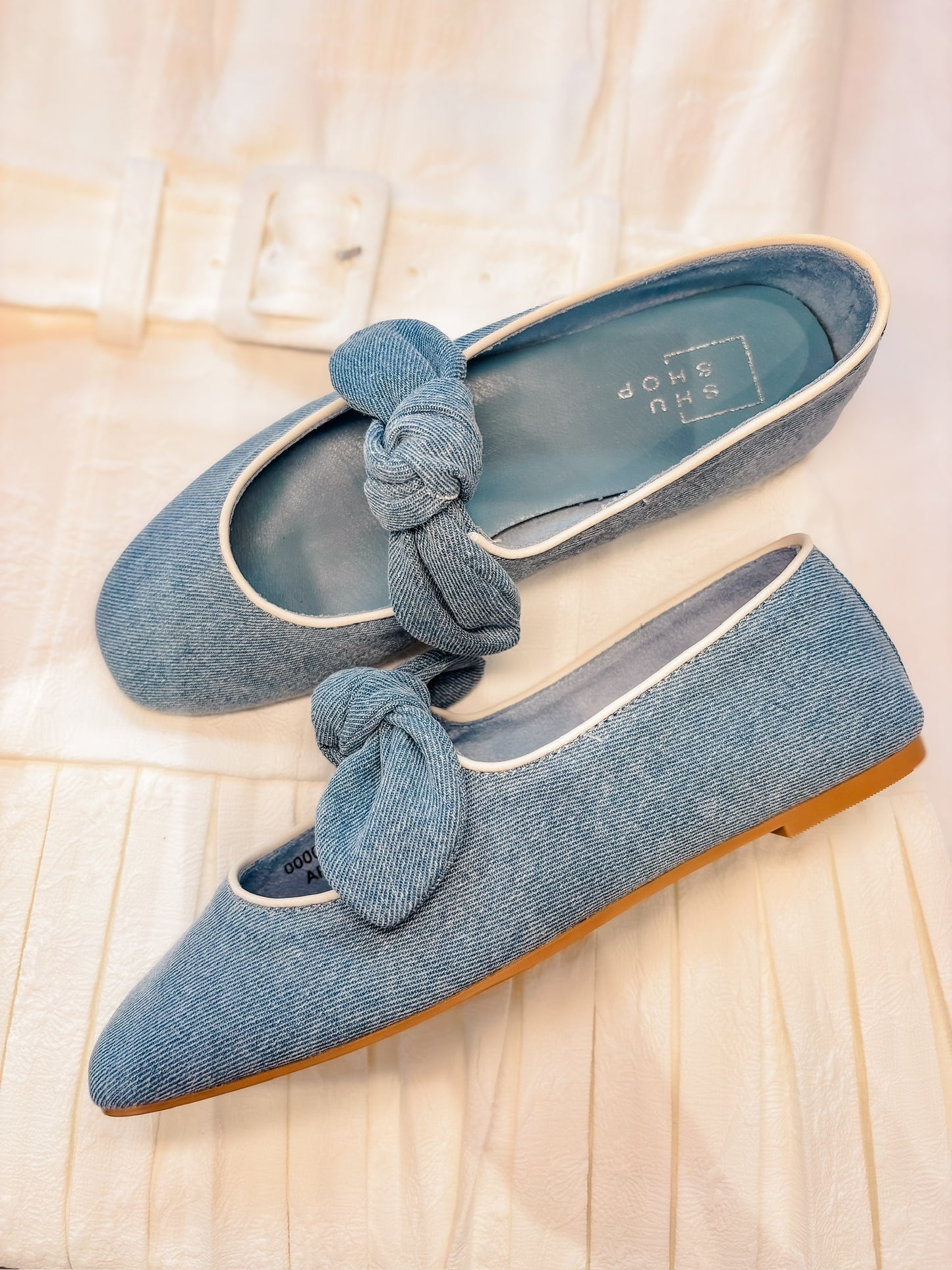 April Ballet Flat - Denim