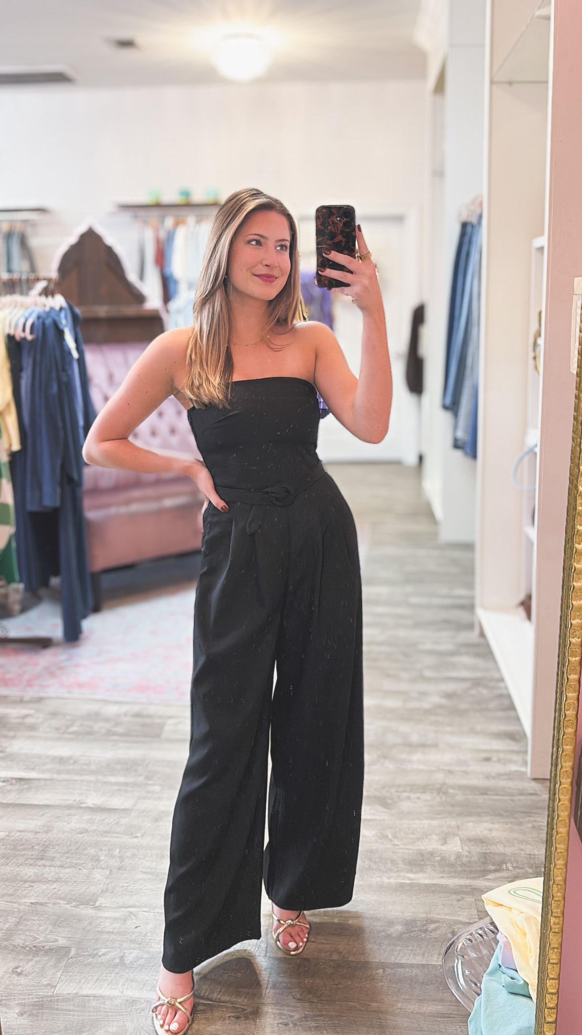 Royale Tube Jumpsuit - Black