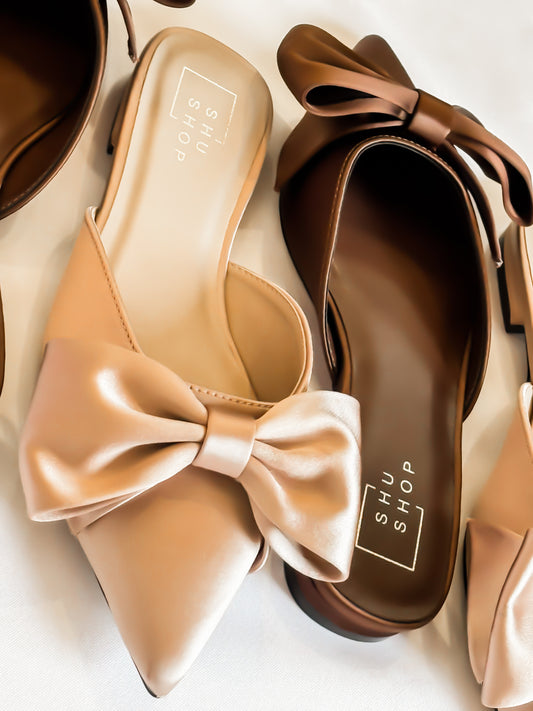 Dorothy Bow Mule - Champagne