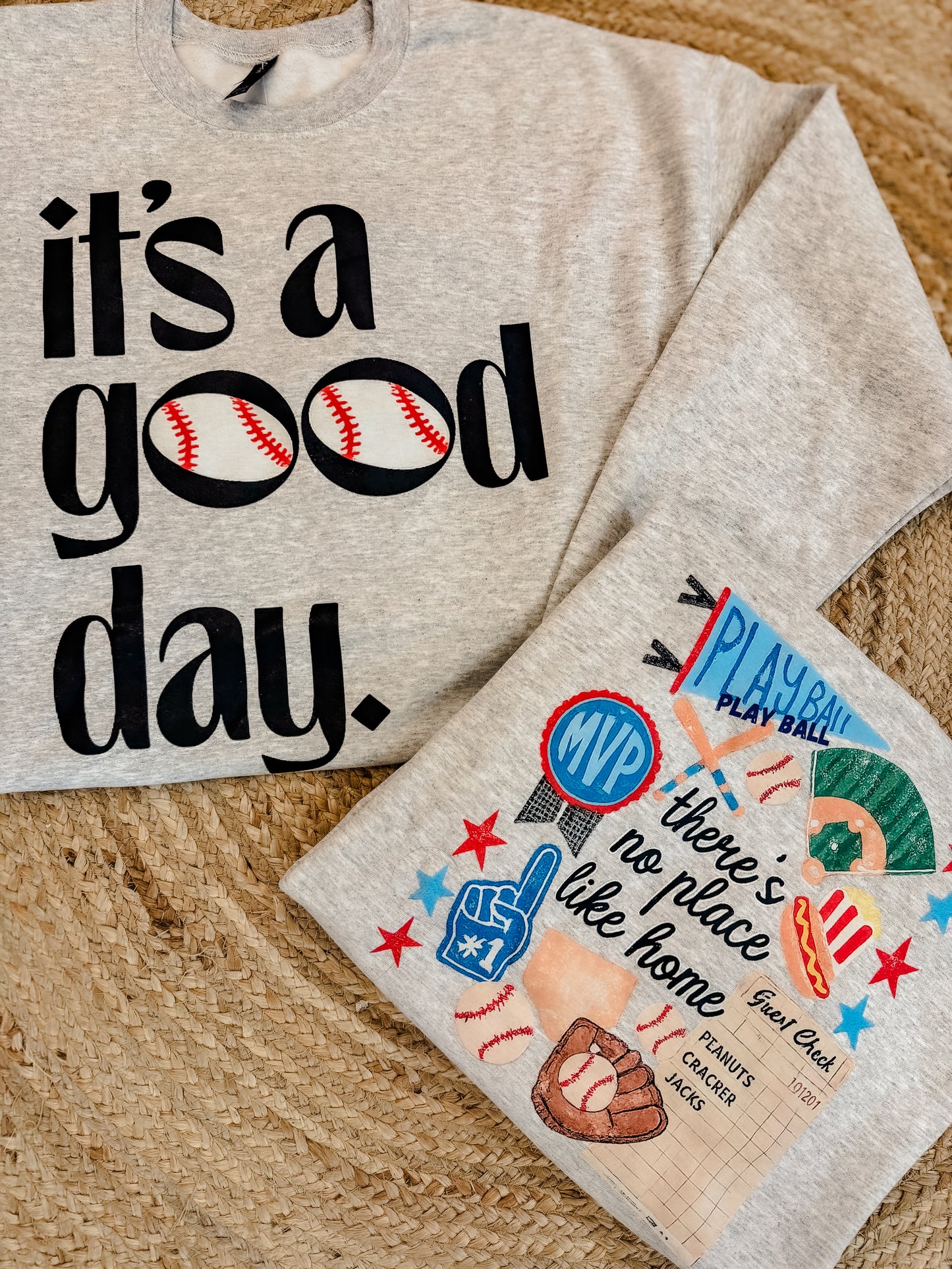 It's A Good Day Sweatshirt - Ash