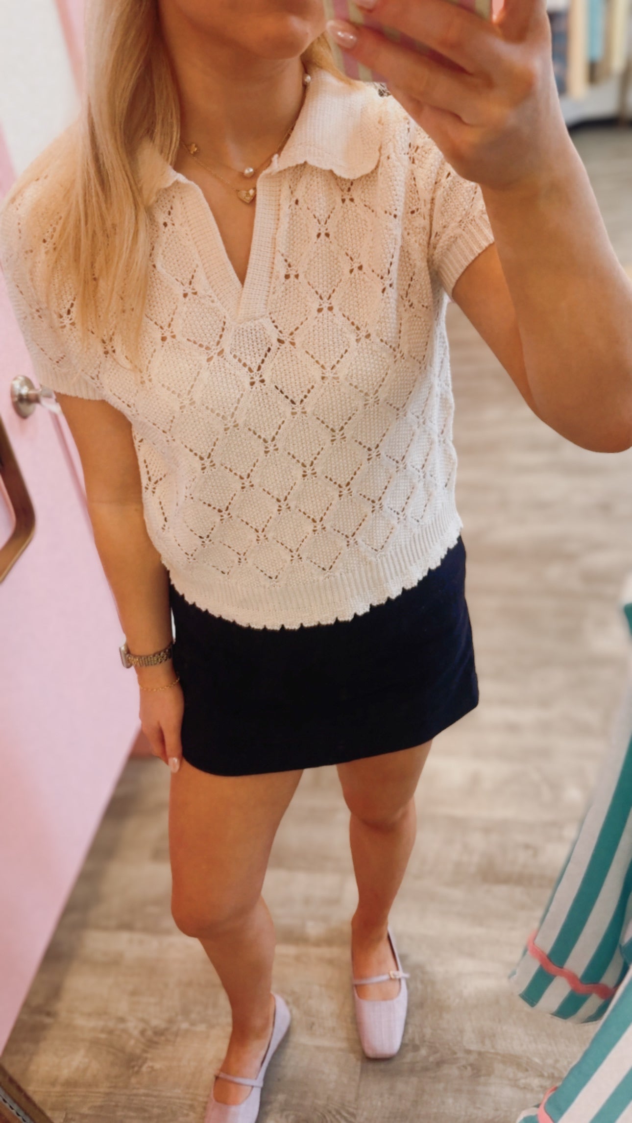 Josephine Polo Sweater - Ivory