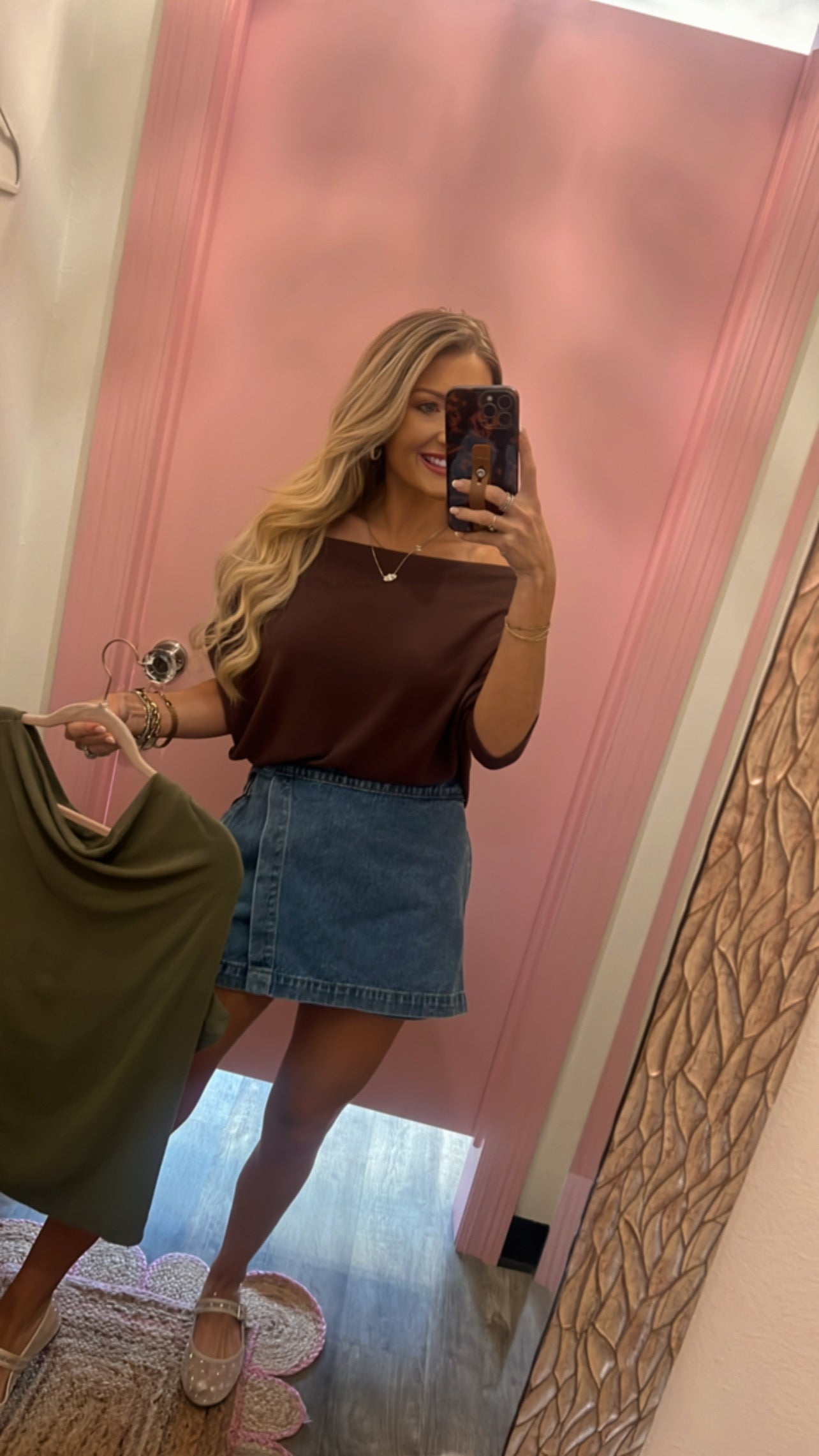 Six Fifty Short Sleeve Anywhere Top - Raisin